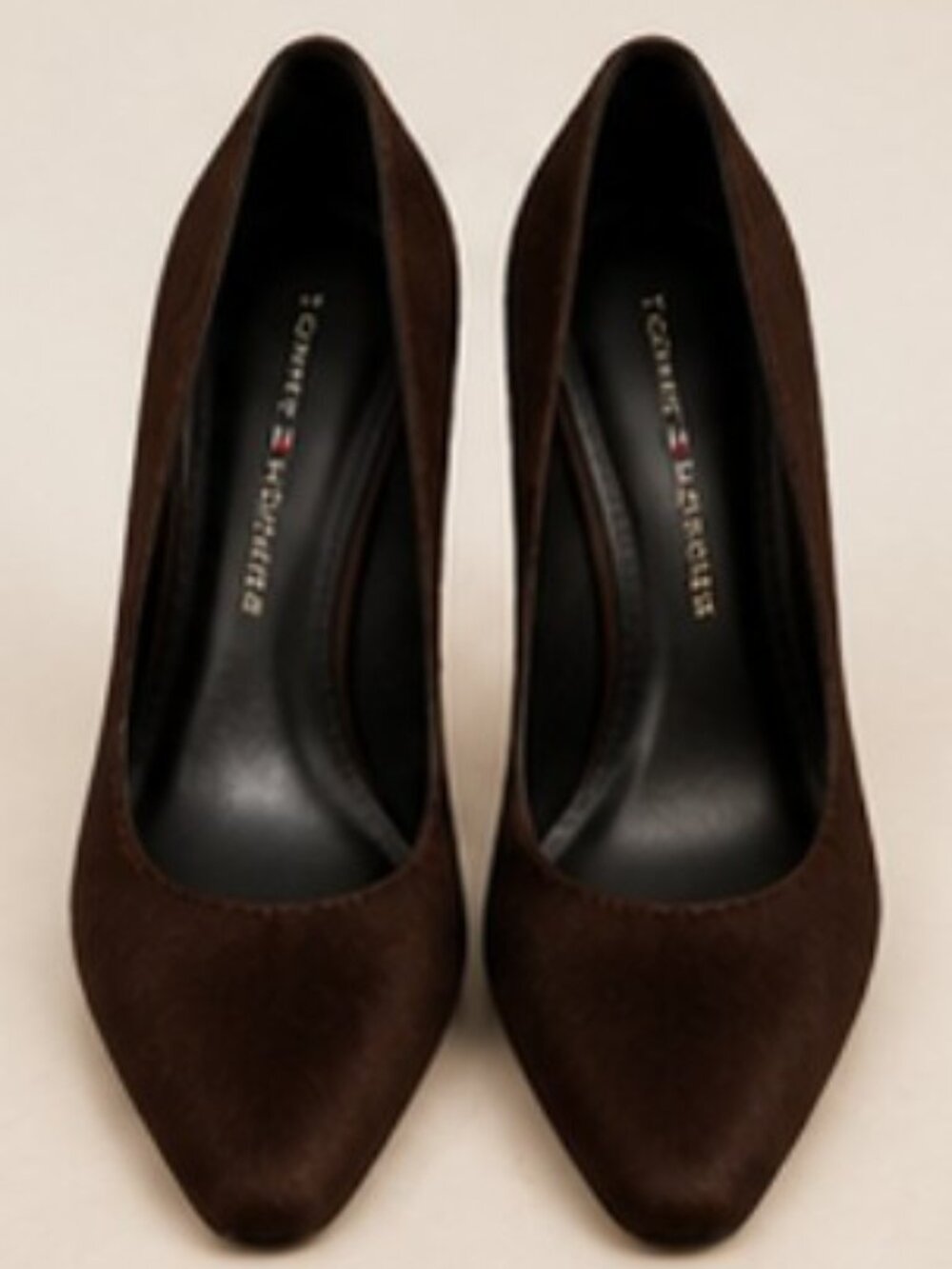 Tommy Hilfiger Priscilla Dark Brown Pony Hair Pumps Size 9M
